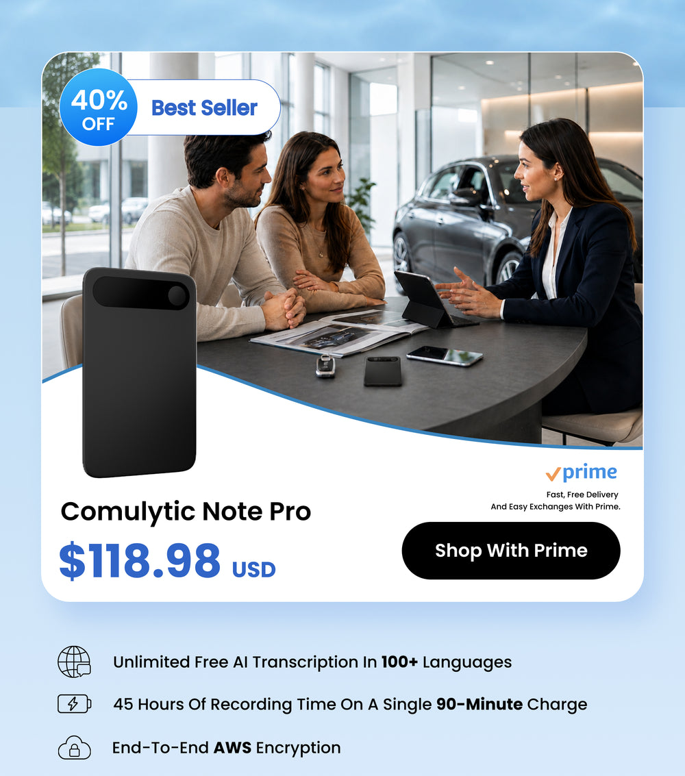 Comulytic Note Pro in Hand