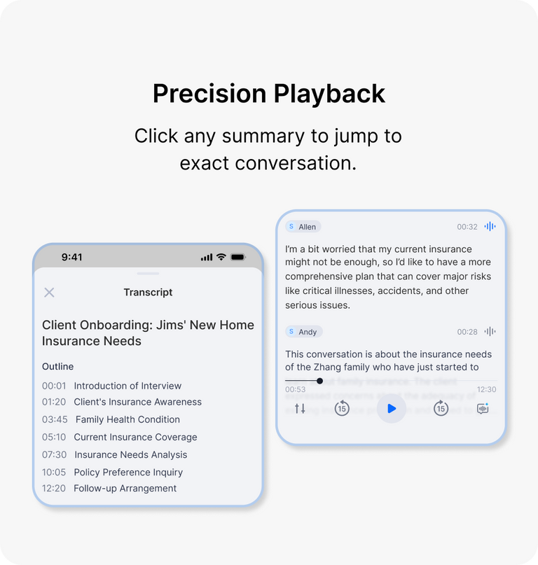 Precise Playback