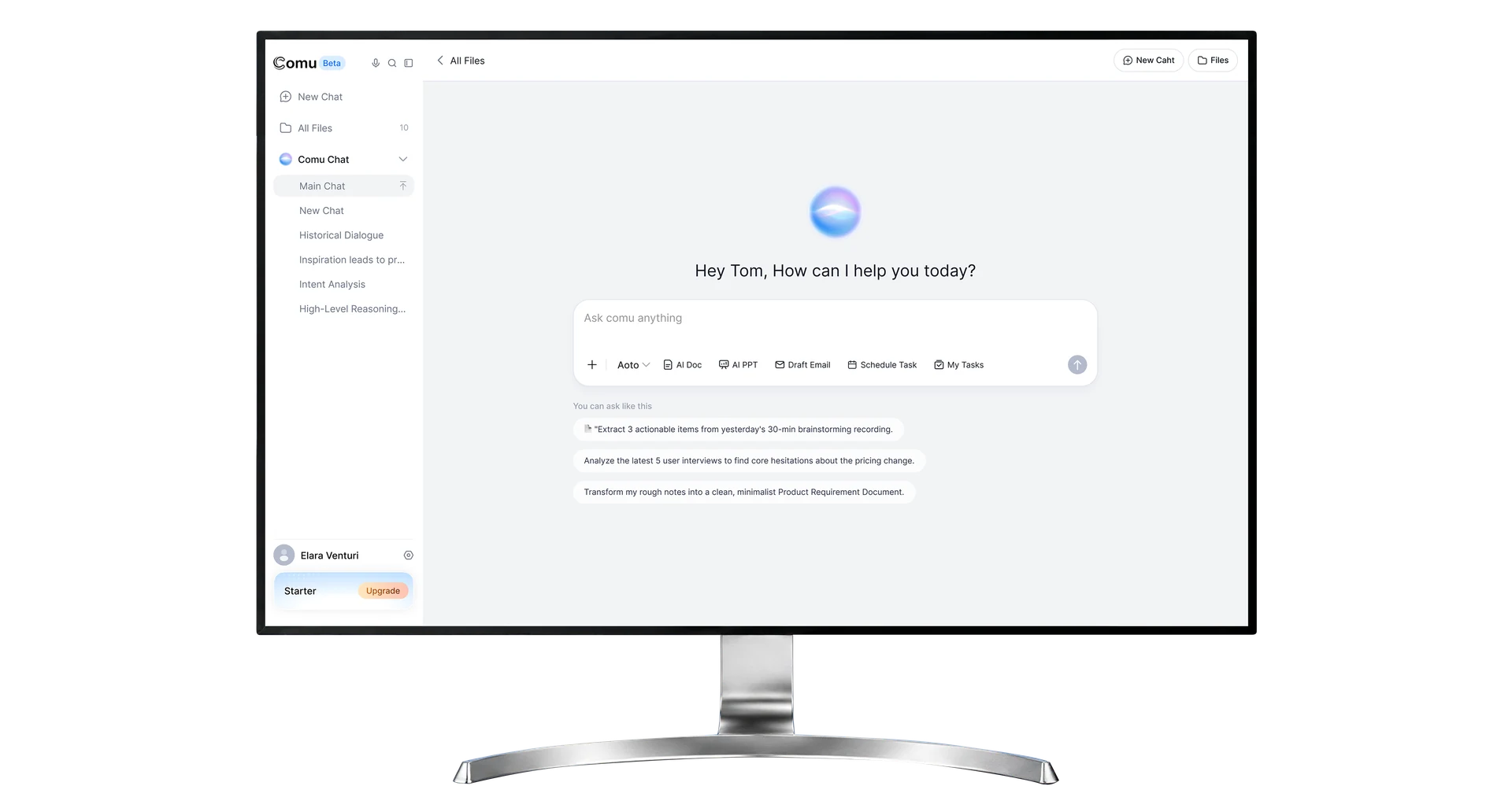 Comu Desktop Dashboard